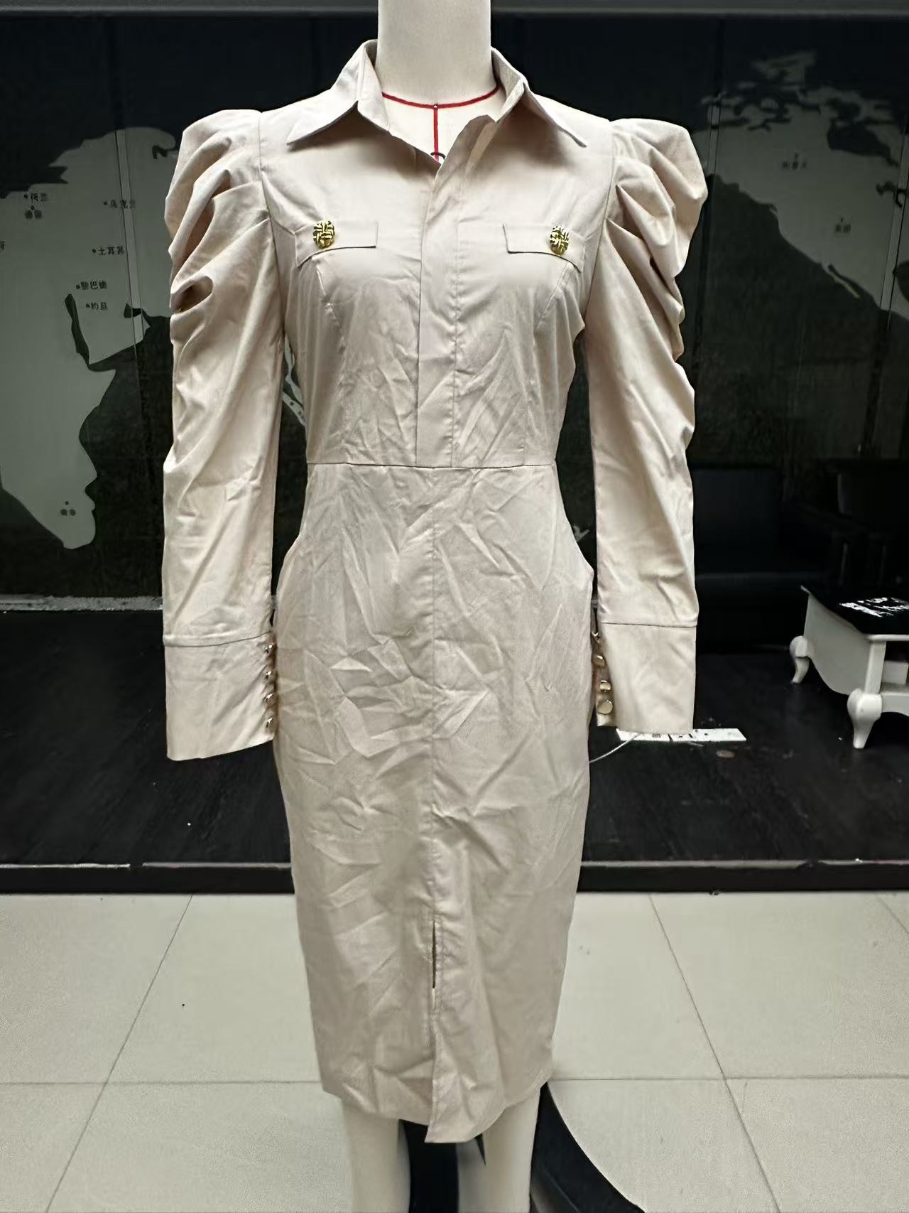 Women's Slim-fit, Elegant, Mid-length Utility Bodycon Dress