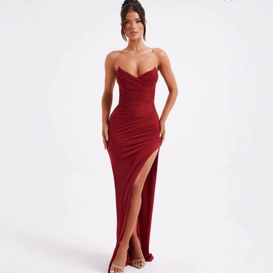 Robe glamour Élégance fendue