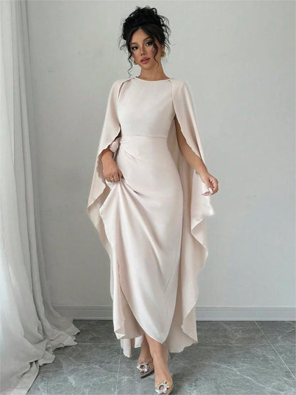Elegant And Charming Fashion Dress With An Asymmetric Hem