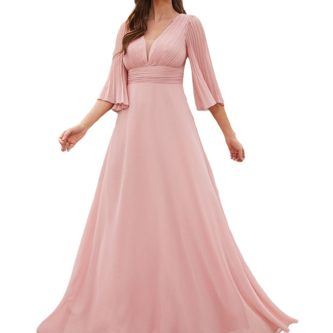Fashionable Elegant Summer Women's Chiffon Dress