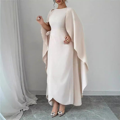 Elegant And Charming Fashion Dress With An Asymmetric Hem