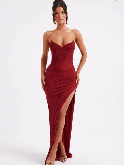 Robe glamour Élégance fendue