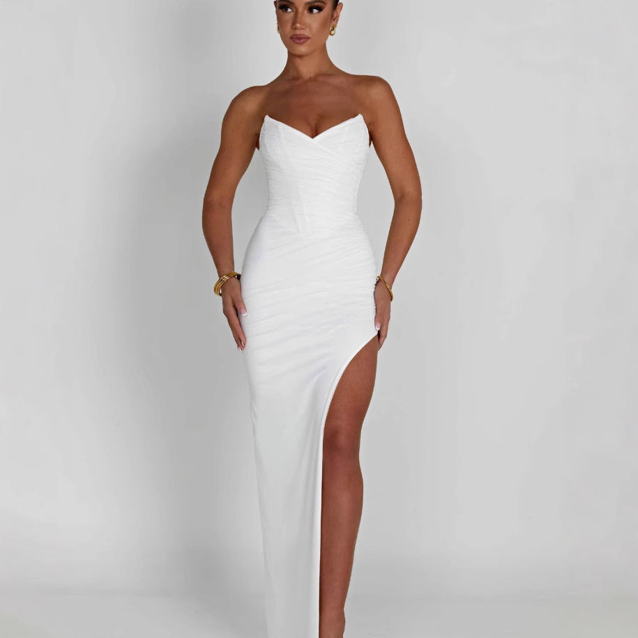 Robe glamour Élégance fendue