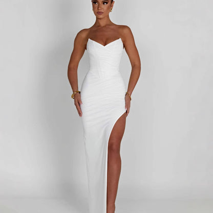 Robe glamour Élégance fendue
