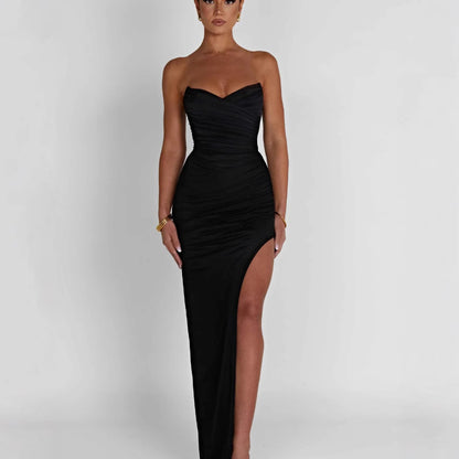 Robe glamour Élégance fendue